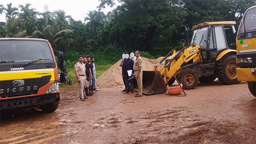 Sand mining 